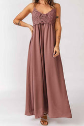 Mauve Boho Maxi Dress
